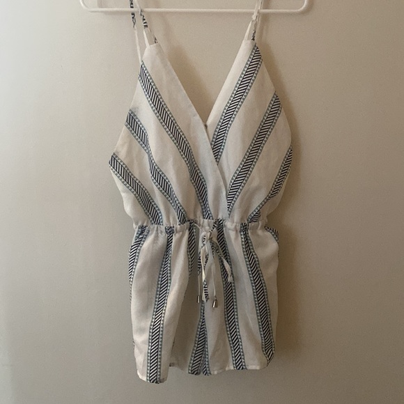 Summertime romper with low back & pockets - Picture 3 of 6